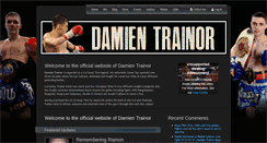 Desktop Screenshot of damientrainor.com